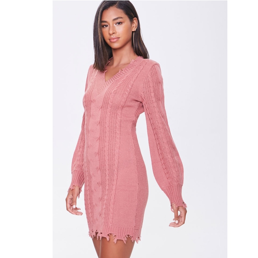 NWOT Almost Famous Mauve Sweater Dress